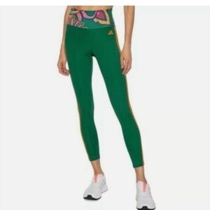 FARM Rio for Adidas Teal and Orange Leggings